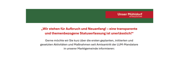 LUM Aussendung Mai 25